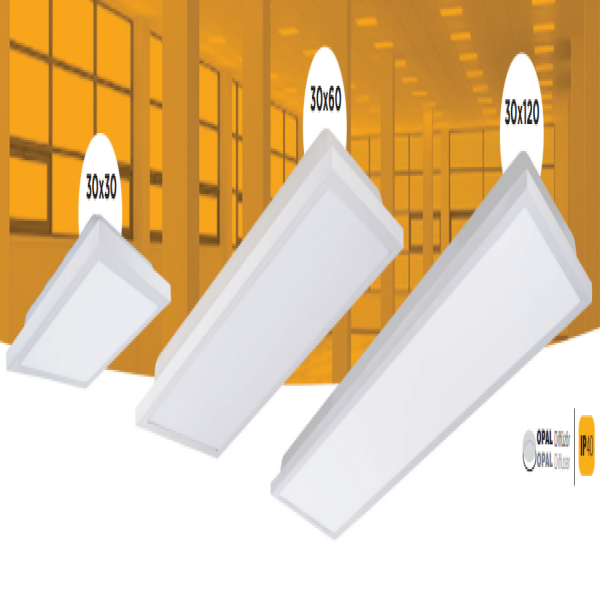 30x30  Встраиваемый офисный светильник 18ВТ